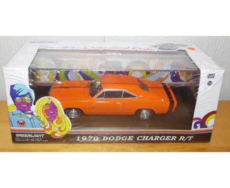 Greenlight 1:43 scale 1970 Dodge Charger R/T. P&amp;P Group 2 (£18+VAT for the first lot and £2+VAT for subsequent lots) 