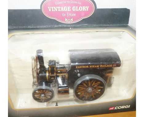 Corgi 1:50 scale Fowler B6 Road Locomotive and Badge "Titan" Eastnor Steam Haulage. P&amp;P Group 2 (£18+VAT for the first lo