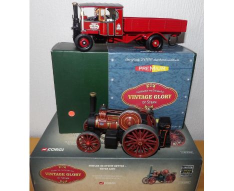 Corgi 1:50 scale Vintage Glory Premium CC20201 Foden Dropside and Fowler B6 Stump Cutter. P&amp;P Group 2 (£18+VAT for the fi