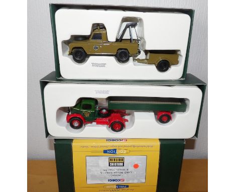 Corgi Premium 1:50 scale Building Britain Tarmac Land Rover and Musgrove Bedford Artic. P&amp;P Group 2 (£18+VAT for the firs