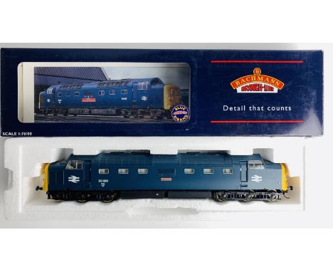 Bachmann 32-526 Fitted with P4 Wheel Sets, BR BLUE Nimbus Class 55 Deltic Loco - Boxed. P&amp;P Group 2 (£18+VAT for the firs