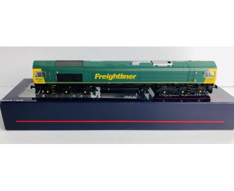Bachmann 32-726 Fitted with P4 Wheel Sets, DCC Digital Fitted DigiTrains Digi Drive, Class 66610 Freightliner Loco - DCC ADDR