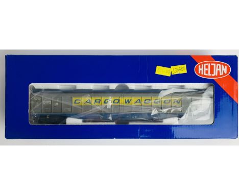 Heljan 5011 CargoWaggon Fitted with P4 Wheel Sets - Boxed. P&amp;P Group 2 (£18+VAT for the first lot and £2+VAT for subseque
