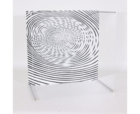 Jesus Rafael Soto (Venezuelan, 1923 - 2005) Titled: Spirale (from the Sotomagie Portfolio), 1967 Signed "Soto" on a label aff