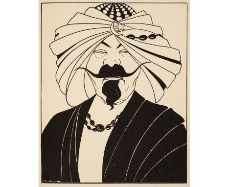 Beardsley (Aubrey, illustrator). Ilustrations to Edgar Allen Poe, from Drawings by Aubrey Beardsley, privately printed for th