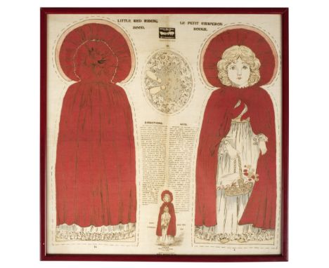 * Dolls. Little Red Riding Hood/Le Petite Chaperon Rouge, London: Dean's Rag Book Co., Ltd, circa 1910, rag doll cut-out shee