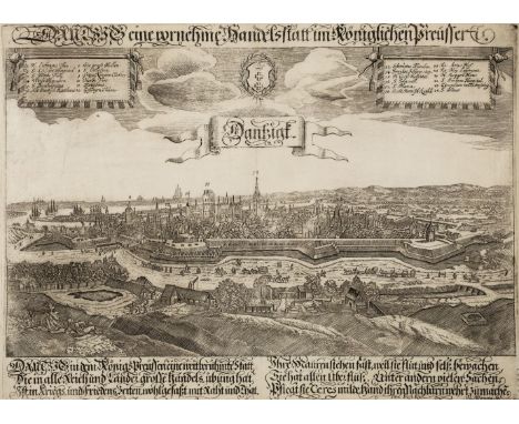 Danzig/Gdansk. Wening (Michael), Dantzig eine vornehme Handelstatt im Koniglichen Preusseri, Nuremberg, circa 1670, uncoloure