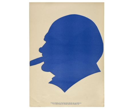* Churchill (Winston Spencer). General Election poster, printed by Tulip Press and published by Col. W.H. Barlow-Wheeler, [19