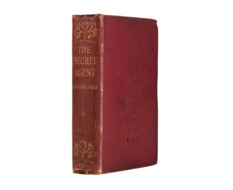 Conrad (Joseph). The Secret Agent. A Simple Tale, 1st edition, Methuen, 1907, 40 pp. advertisements at end dated September 19