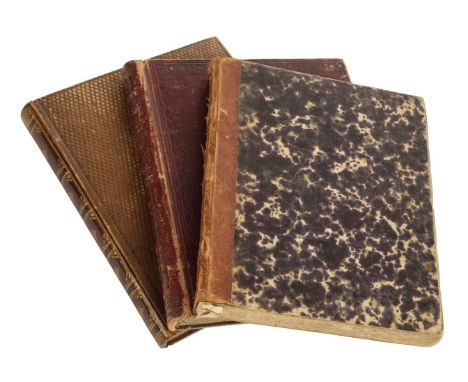 Manuscript. Journal belonging to an anonymous novelist, 1829-1830, manuscript religious journal of approximately 300pp., and 