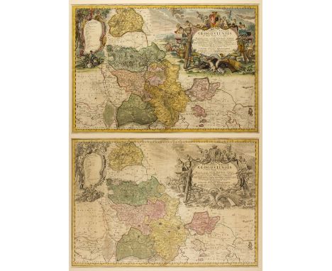 * Silesia. Homann (Johann Baptist heirs of), Principatus Silesiae Glogoviensis novissima Tabula geographica..., Nuremberg, 17