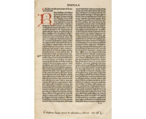 Gregory the Great (Saint, 540-604). Moralia, omni eruditione sacrarum scripturarum refertissima: cum gemina tabula quarum una