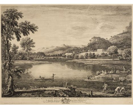 * Bellers (William, active 1734-1773). A View of Derwent-Water from Vicars Island towards Skiddaw, &amp; A View of Winander M