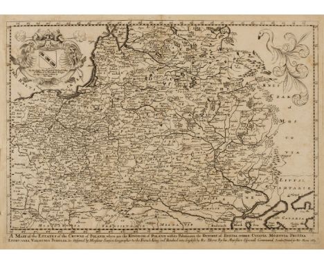 Poland. Blome (Richard), A Mapp of the Estates of the Crowne of Poland, where are the Kingdom of Poland withits Palatinates, 