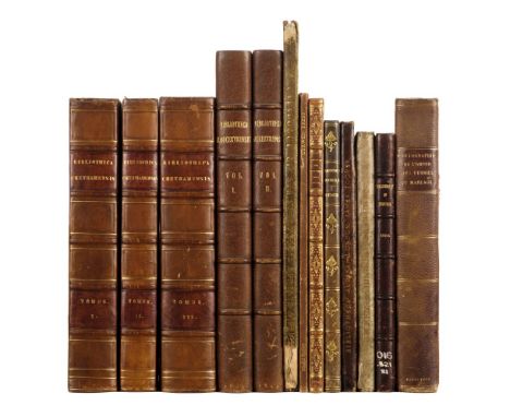 [Book-collecting]. Library and auction catalogues, 19th and 20th century, comprising: 1. Bibliotheca Chethamensis: sive Bibli