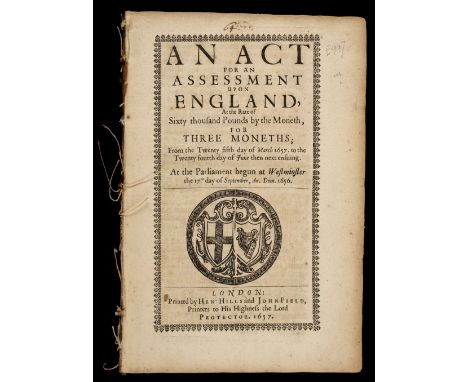 Commonwealth of England. Four Declarations and Acts of Parliament, 1649-57: A Declaration of the Parliament of England, of th