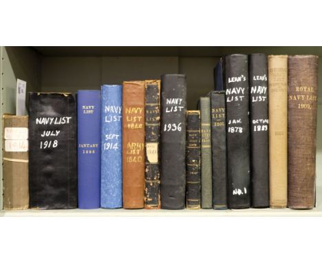 Navy Lists. By Authority. The Navy List, corrected to the End of June [-November], 1814, London: John Murray, 1814, 6 parts i