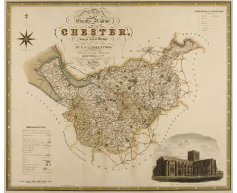 Greenwood (C. &amp; J.). A collection of eleven county maps, circa 1830, engraved maps, eight with contemporary hand colourin