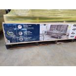 futon, fireplace console