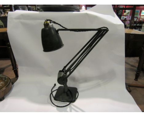 A Hadrill &amp; Horstmann industrial lamp, repainted
