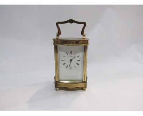 A Henley brass carriage clock
