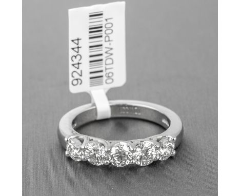 Diamond Semi Eternity Platinum Ring5 Diamonds totalling 1.50ctFrom the Spirit of Chalfen rangehttps://chalfen.london/the-chal