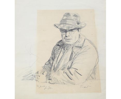 Joseph Simpson (1879-1939), original pencil drawing, study for a published lithograph which is included in this lot, 29cm x 3