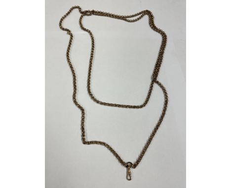 Vintage guard chain , clip marked 9ct