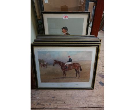 Eight Vanity Fair prints, to include horses and jockeys. (8) 