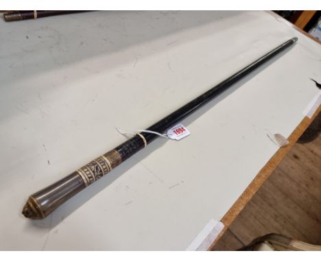 An antique Indian swordstick. 