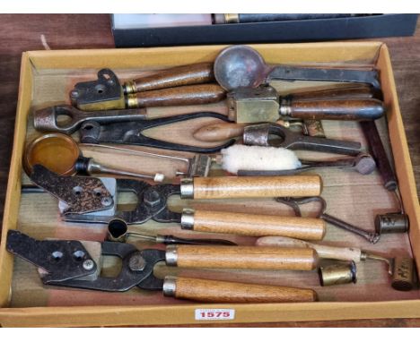 A collection of gunsmith's tools and related.&nbsp; 