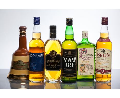 THE ANTIQUARY 12 YEAR OLD
Blended Scotch Whisky by J & W Hardie. 75cl, 40% volume.
VAT 69 
Blended Scotch Whisky. 70cl, 40% v