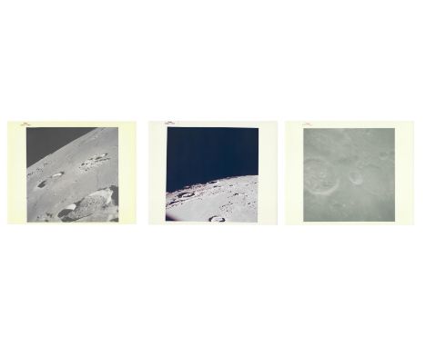 
	
		Alan Bean, Charles Conrad or Richard Gordon
		Three lunar views taken with a Hasselblad camera during translunar coast a