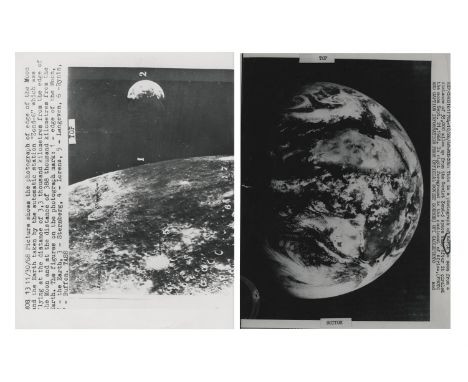 
	
		Early Soviet views of the planet Earth, comprising:
		1. First crude whole Earth view, Molniya, 
		May 1966 
		Vintage g