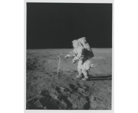 
	
		Pete Conrad
		Alan Bean drives a core sample tube into the lunar surface
		20 November 1969
		Vintage gelatin silver pri