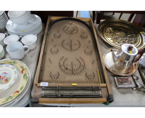 A Kay of London bagatelle board