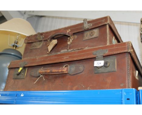 Two vintage suitcases 