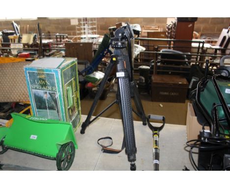 A camera tripod