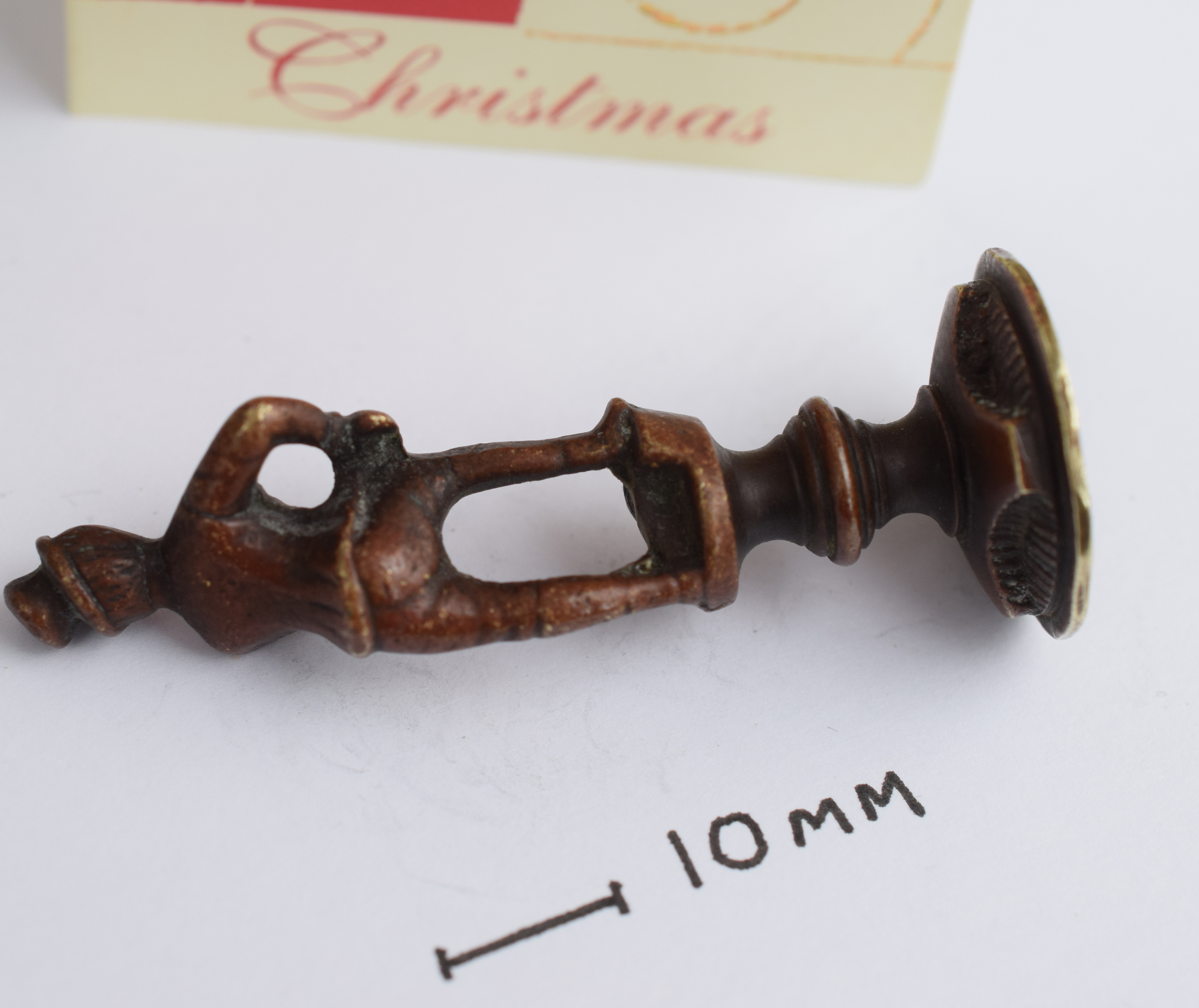 Victorian Bronze Pipe Tamper NO RESERVE Interesting Victorian Bronze