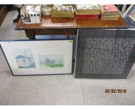 Mary Moser-Eastern, Shapes, limited edition print 6 /12, together with a limited edition computer print