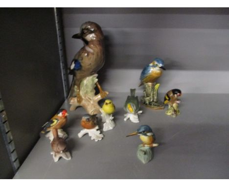 Goebel, Beswick and other model birds to include a Goebel Jay