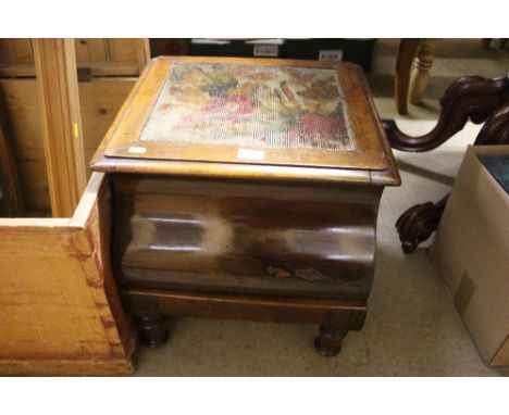 A Victorian mahogany commode 
