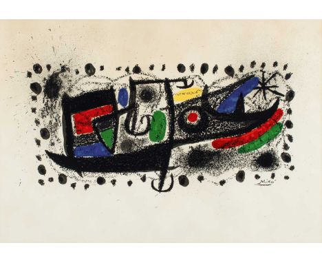 Φ Joan Miró (Spanish 1893-1983)John Miro und KatalonienLithograph35.8 x 58.2cm (image)