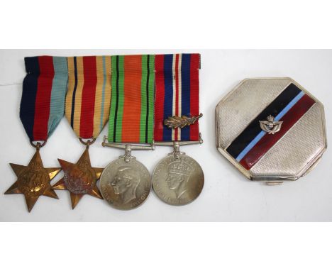 A GROUP OF WORLD WAR II MEDALS awarded to Ann West of the WRAF, reputedly a Major, consisting of the 1939-45 Star, the Africa
