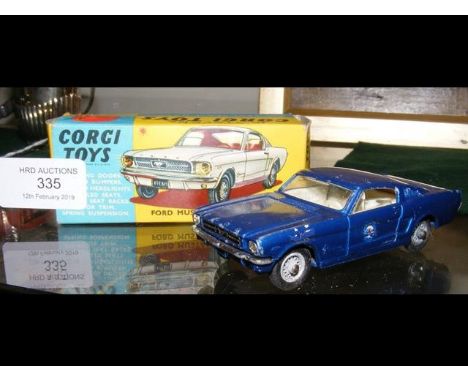 Boxed Corgi Ford Mustang 320 