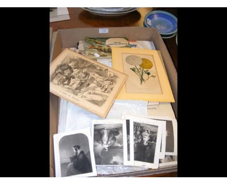 A box of random prints 