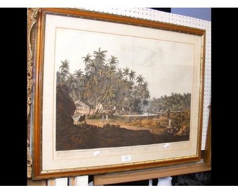 AFTER HENRY SALT - an engraving "View Near Point De Galle, Ceylon" CONDITION REPORTDated 1809, and possibly from Twenty Four 