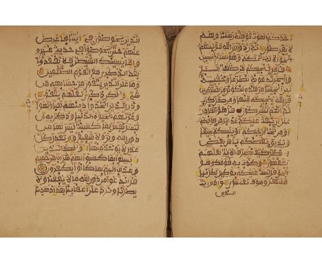 A West African Qur'an, Senegambia, late 19th-early 20th centuryArabic manuscript on toned woven paper, 430ff. approx, uncolla