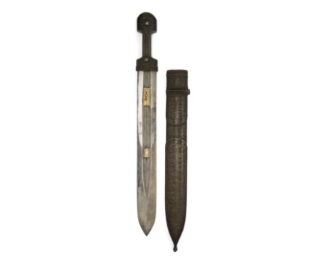 A gold damascened and nielloed silver dagger (kinjal),Tbilisi (Tiflis), Russian empire, assay master Yegor Ivanovich Blyumber