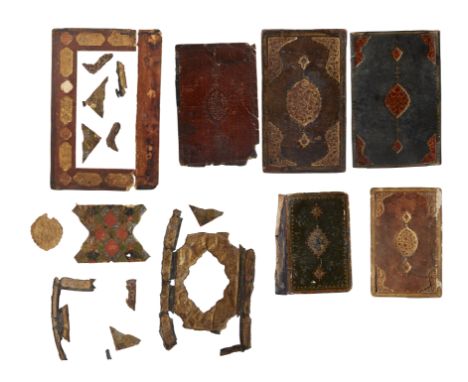 Property from an Important Private CollectionA group of five book covers,Safavid Iran, 16th-17th centuryeach a single cover ;